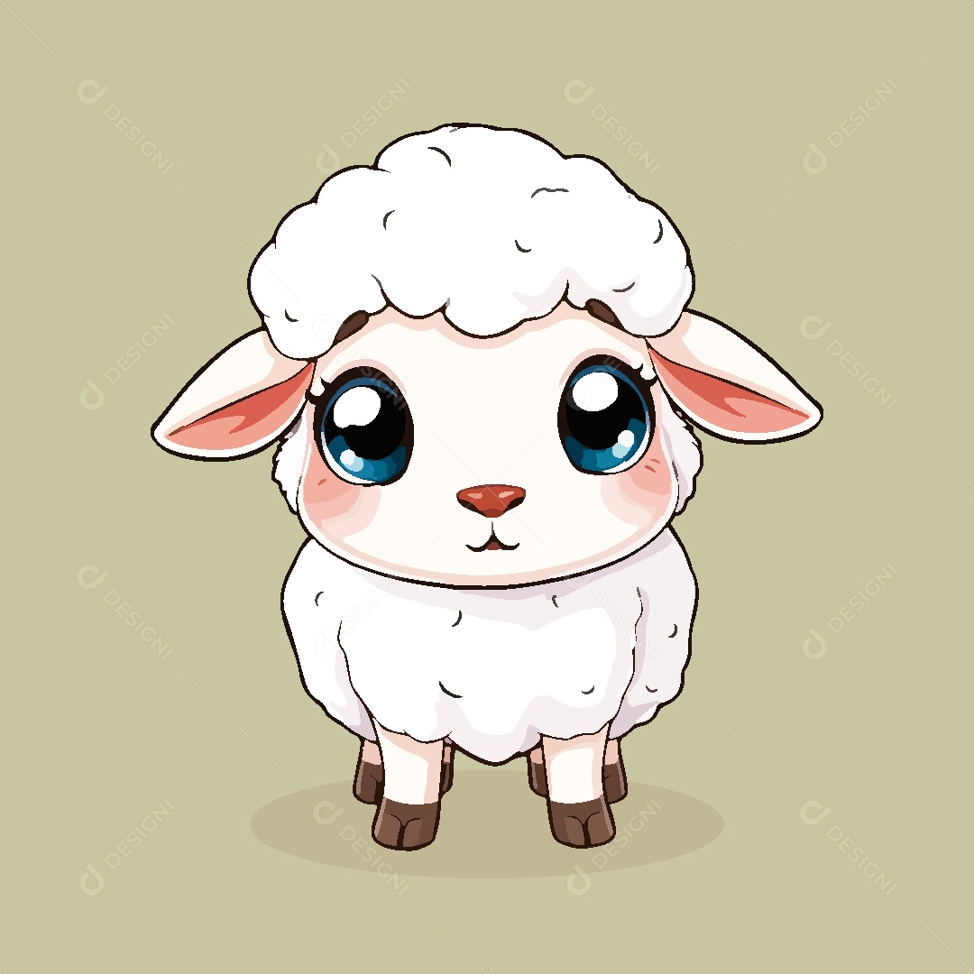 Ovelha Animal Ilustração Vetor EPS