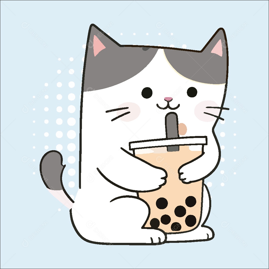 Gato Animal Ilustração Vetor EPS