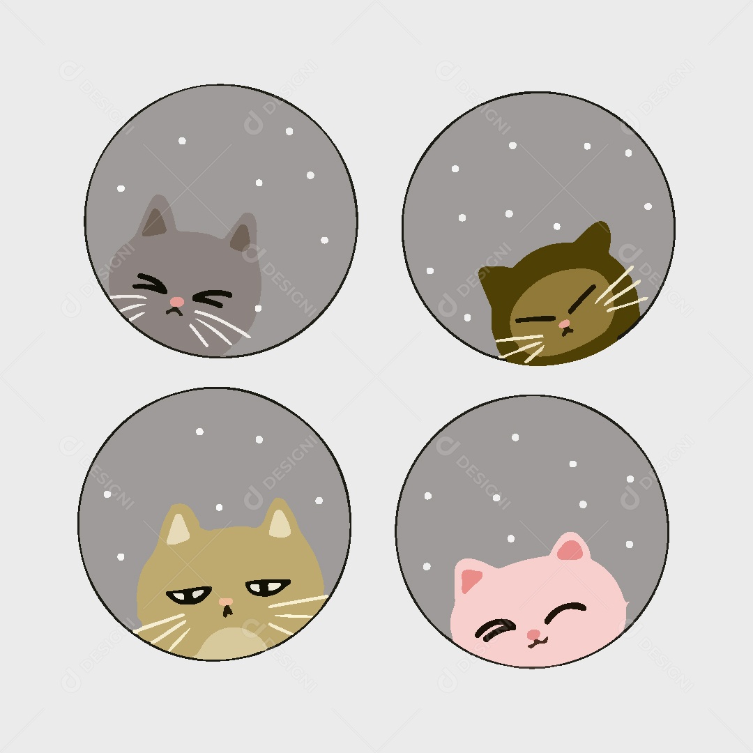 Gato Animal Ilustração Vetor EPS