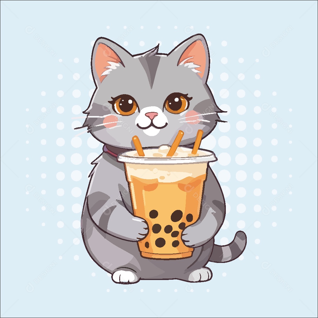 Gato Animal Ilustração Vetor EPS