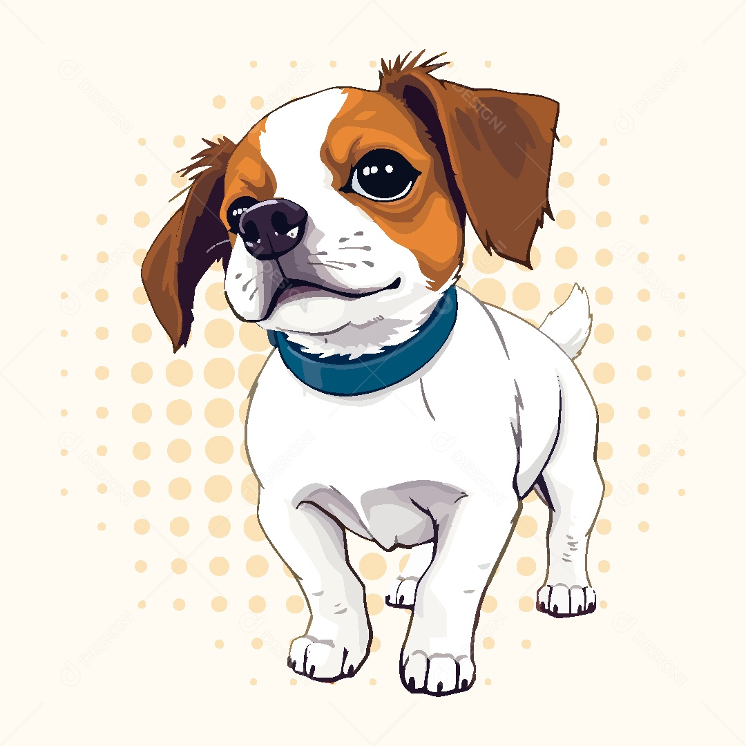 Cachorro Animal Ilustração Vetor EPS