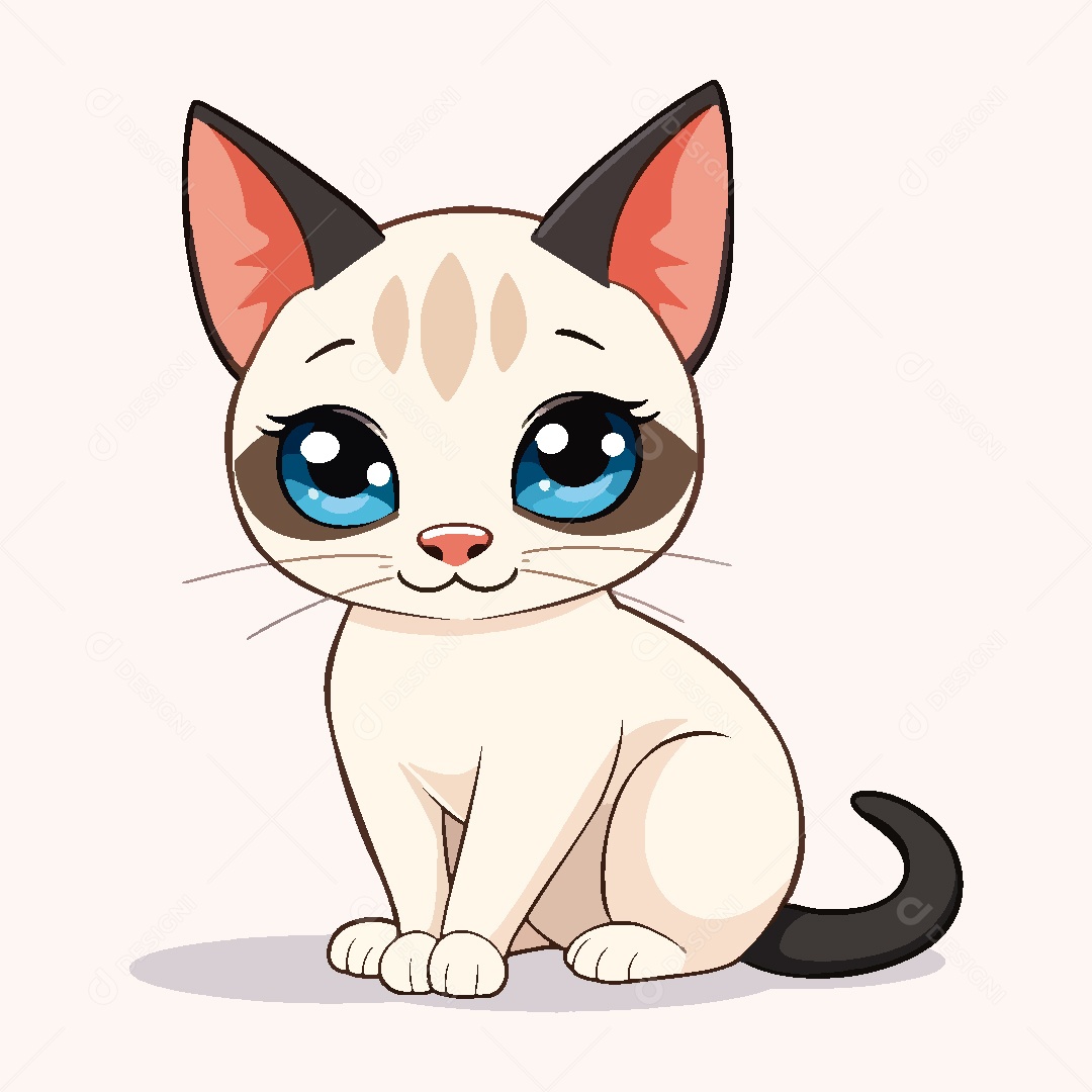 Gato Animal Ilustração Vetor EPS