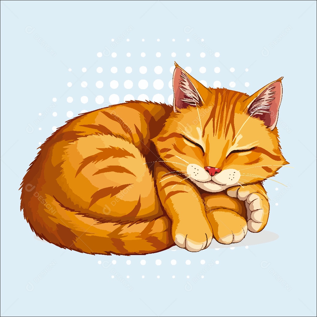 Gato Animal Ilustração Vetor EPS