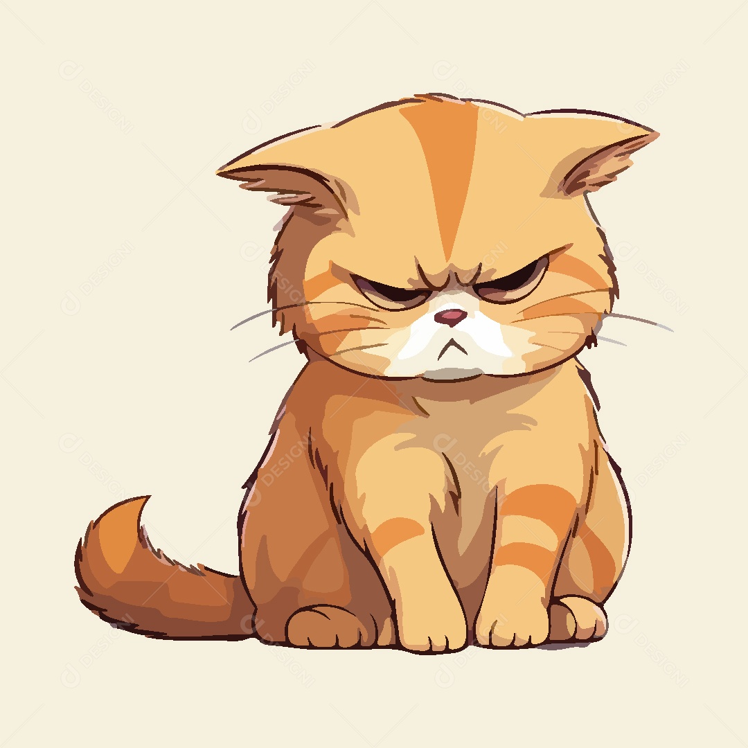 Gato Animal Ilustração Vetor EPS