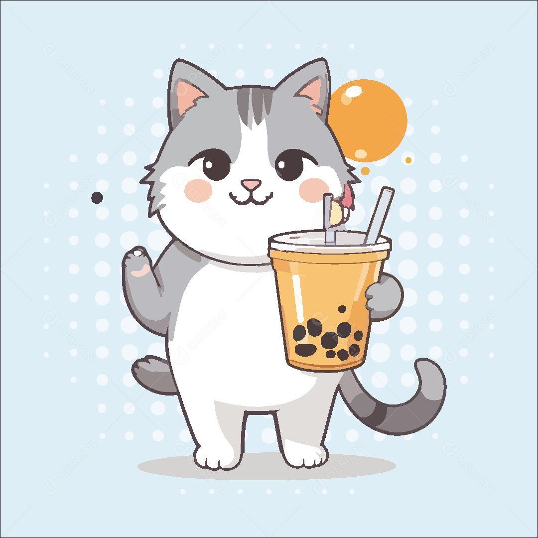 Gato Animal Ilustração Vetor EPS