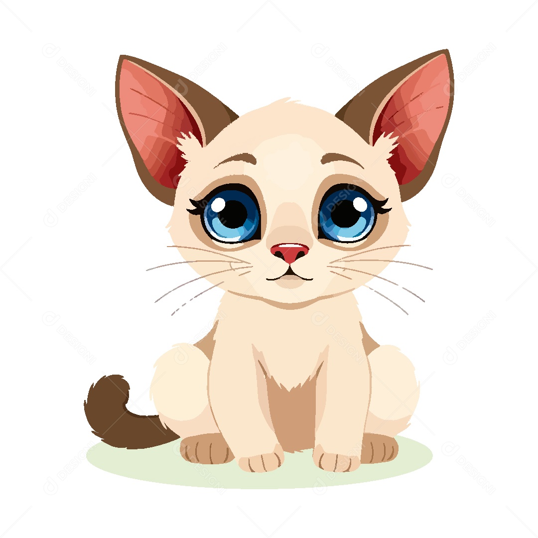 Gato Animal Ilustração Vetor EPS