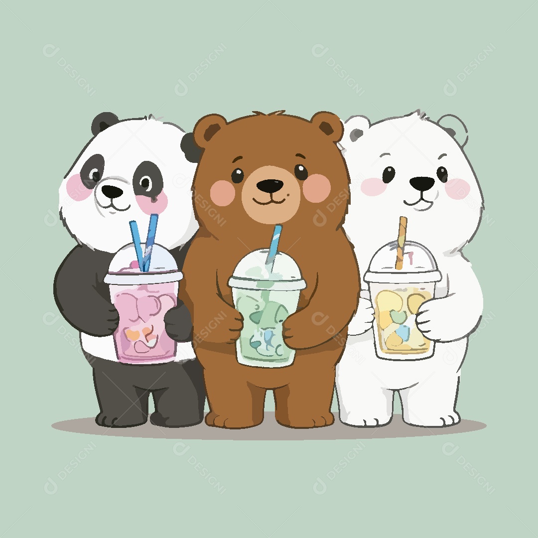 Urso Animal Ilustração Vetor EPS