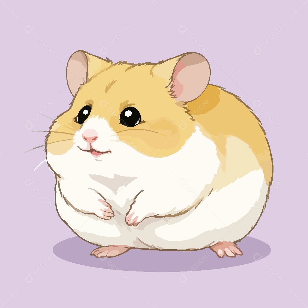 Hamster Animal Ilustração Vetor EPS