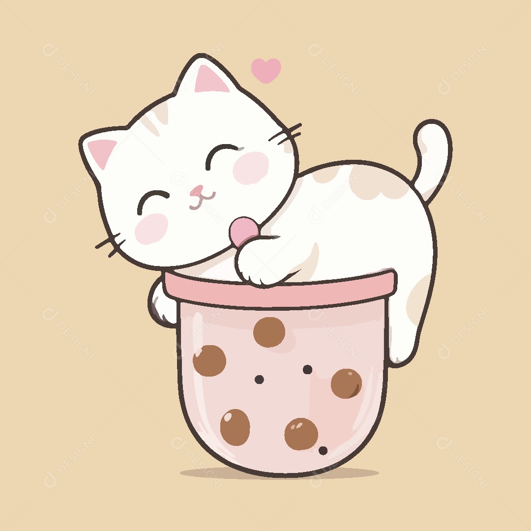 Gato Animal Ilustração Vetor EPS