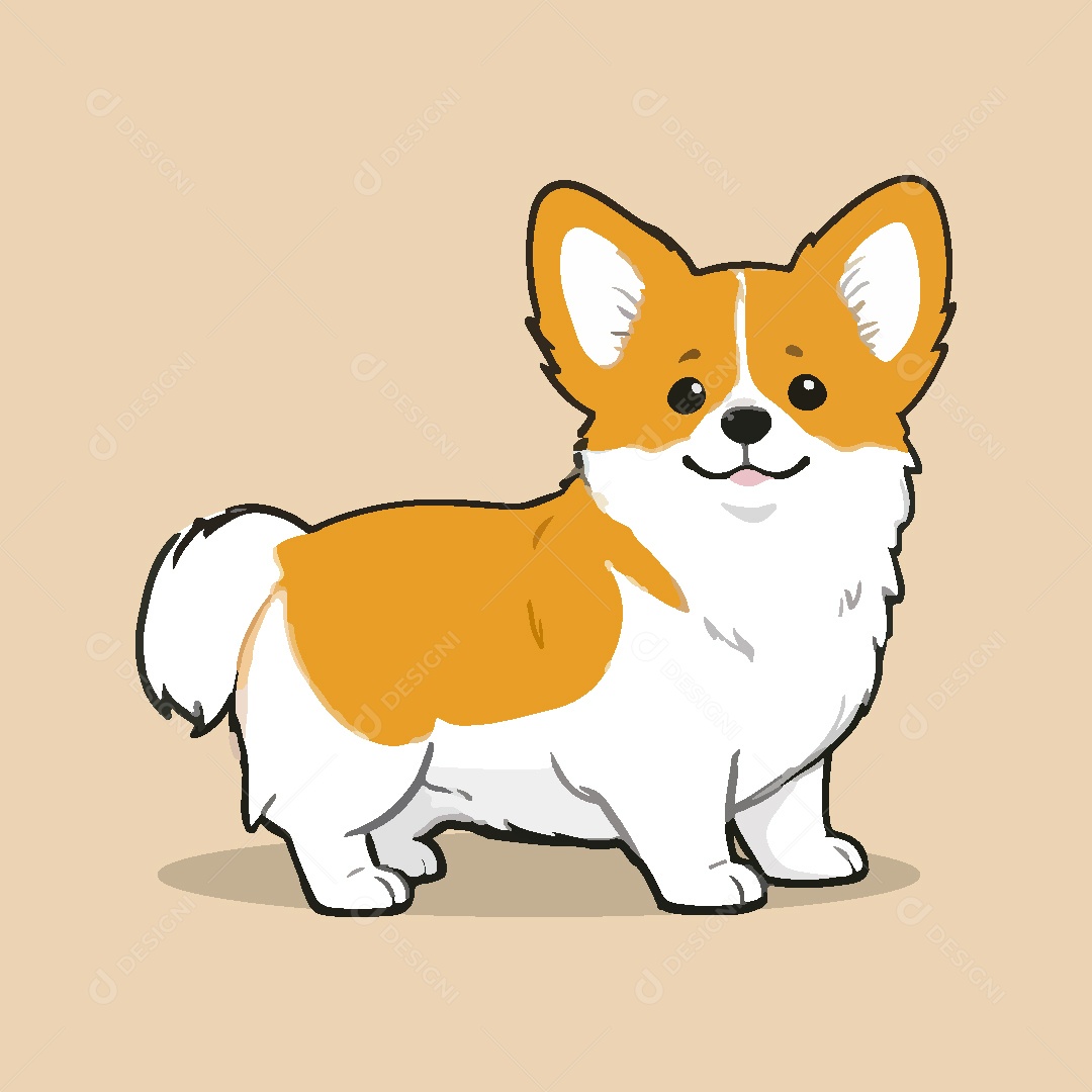 Cachorro Animal Ilustração Vetor EPS