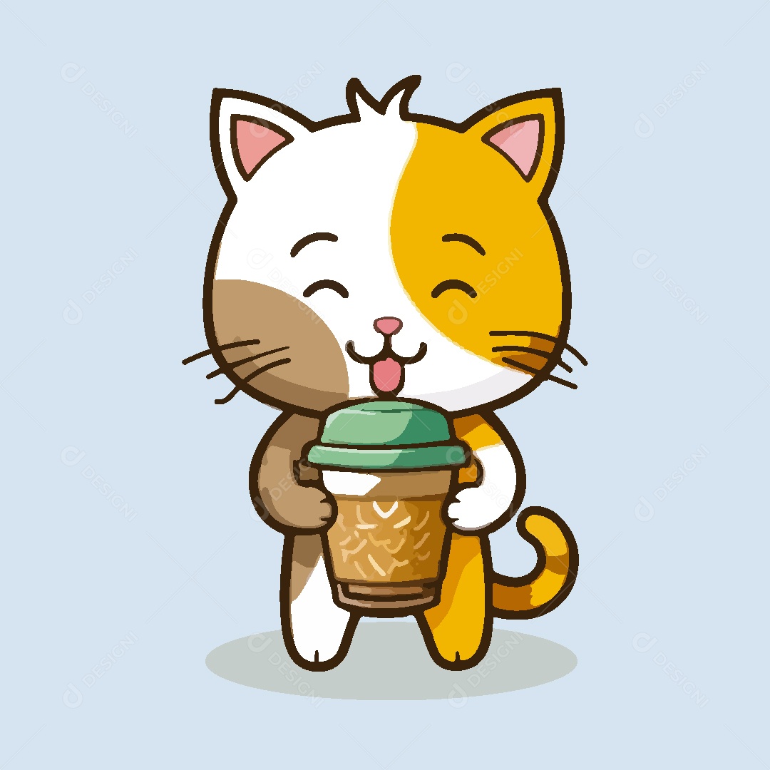 Gato Animal Ilustração Vetor EPS