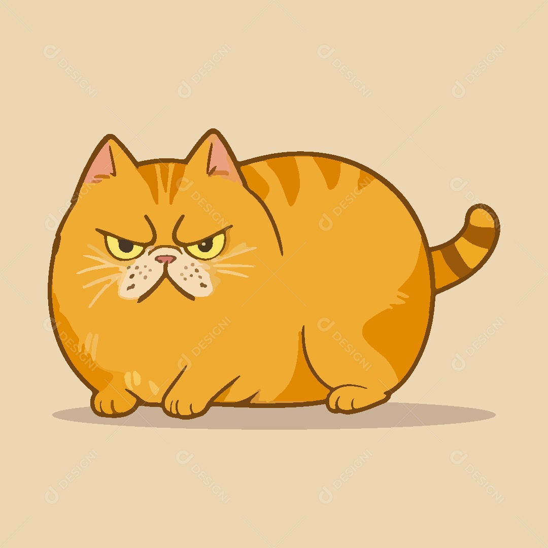 Gato Animal Ilustração Vetor EPS