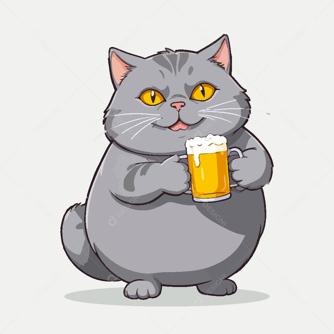 Gato Animal Ilustração Vetor EPS