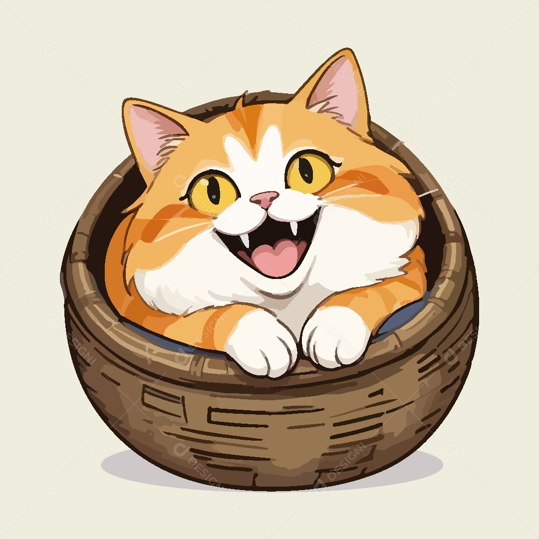 Gato Animal Ilustração Vetor EPS