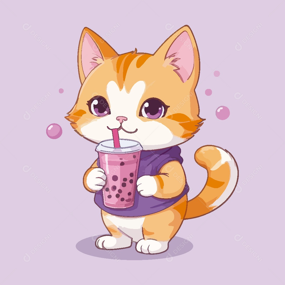 Gato Animal Ilustração Vetor EPS