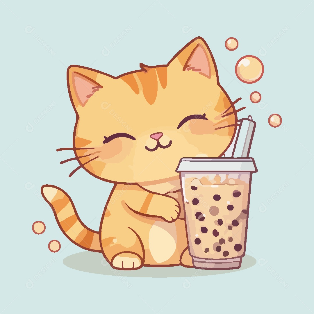 Gato Animal Ilustração Vetor EPS