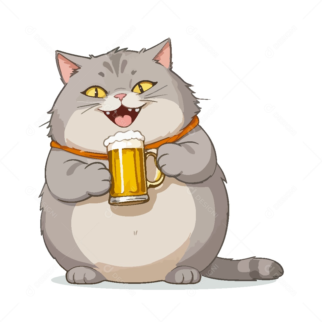 Gato Animal Ilustração Vetor EPS