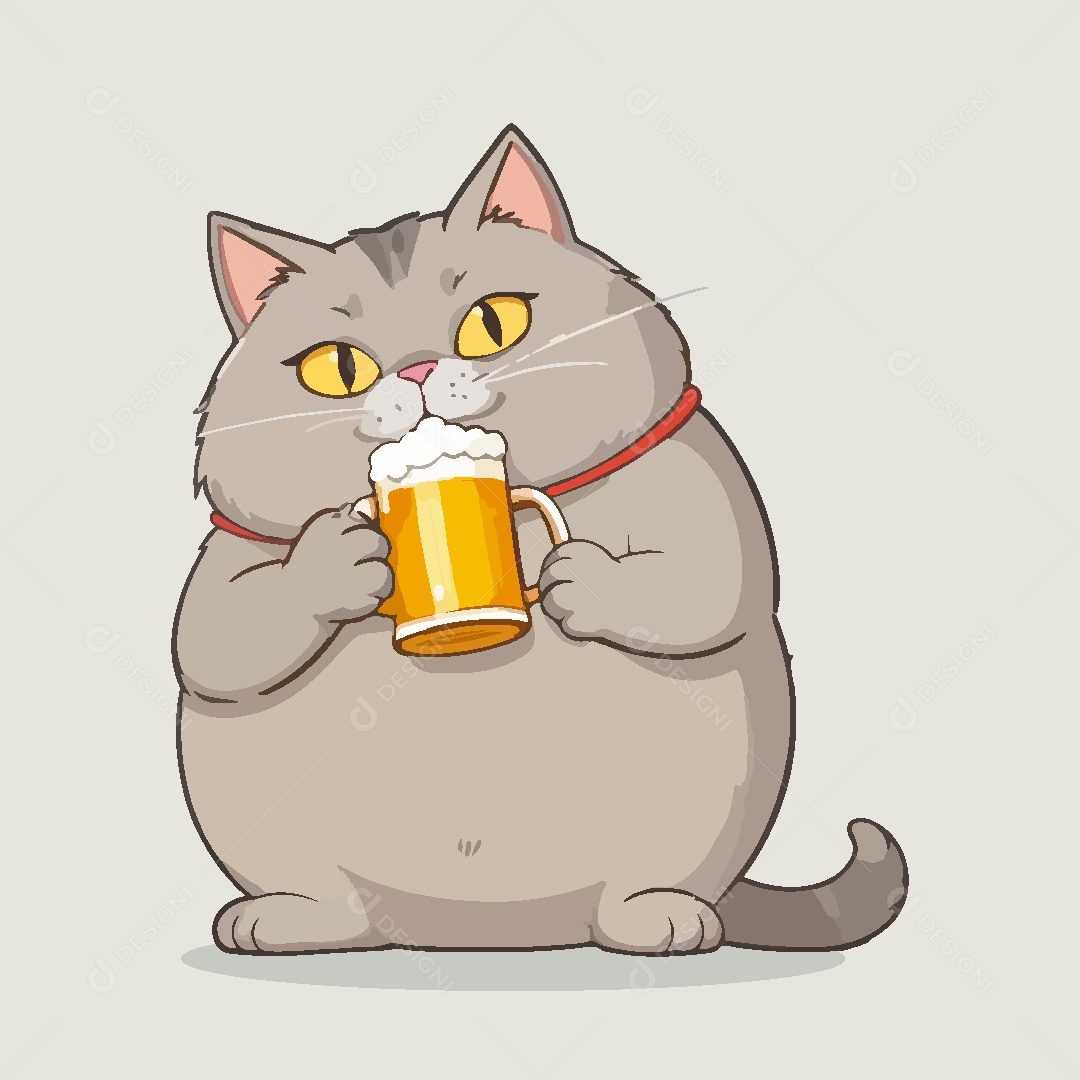 Gato Animal Ilustração Vetor EPS