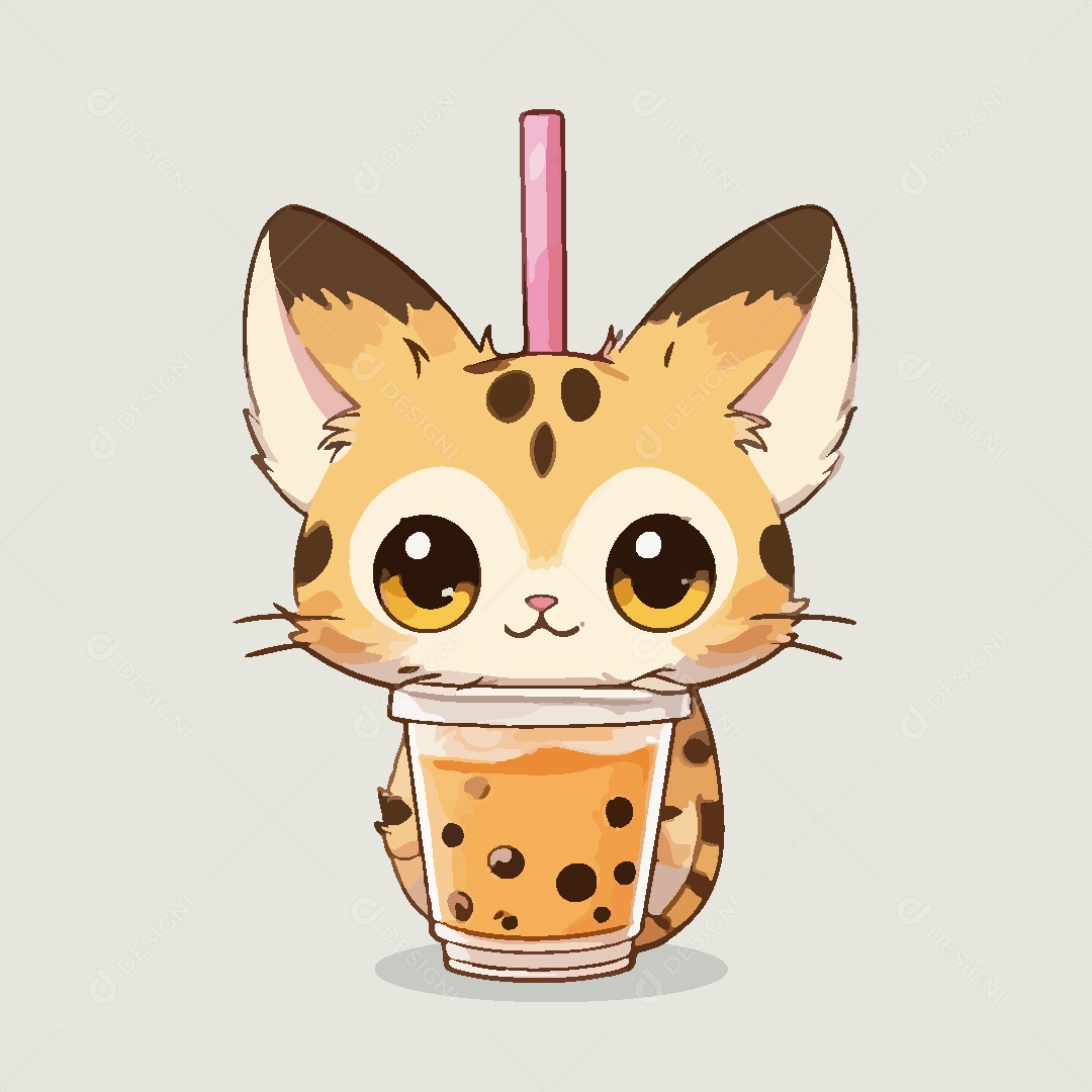 Gato Animal Ilustração Vetor EPS