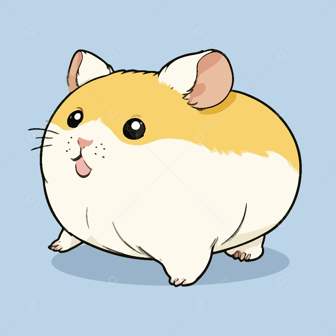 Hamster Animal Ilustração Vetor EPS