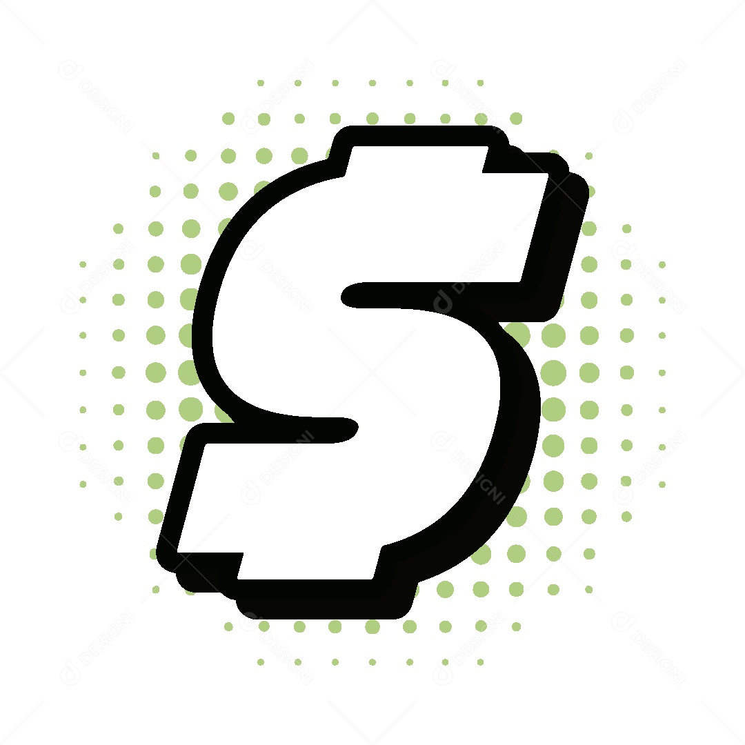 Cifrão Ilustração Vetor EPS