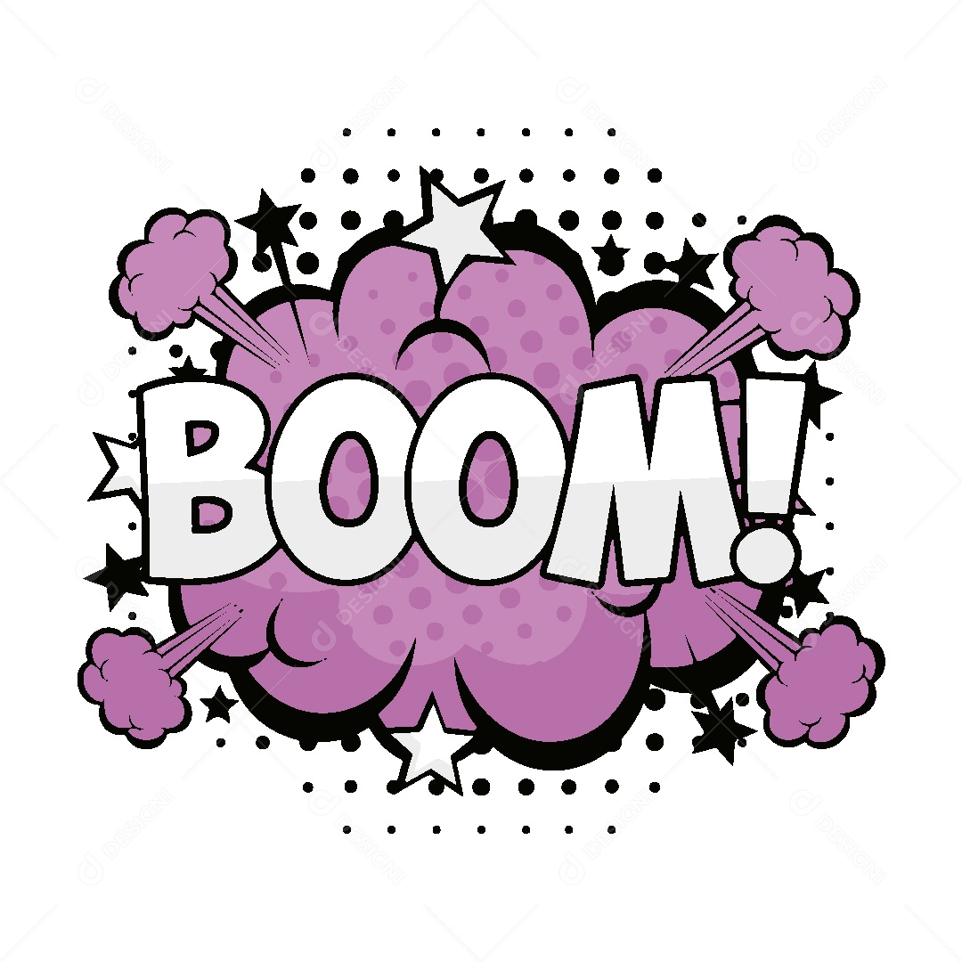 Bolhas de Falas de Quadrinhos Ilustração Vetor EPS