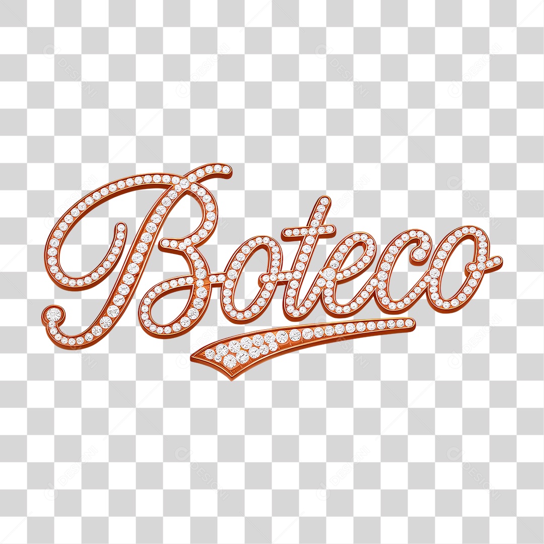 Selo 3D Boteco PNG Transparente
