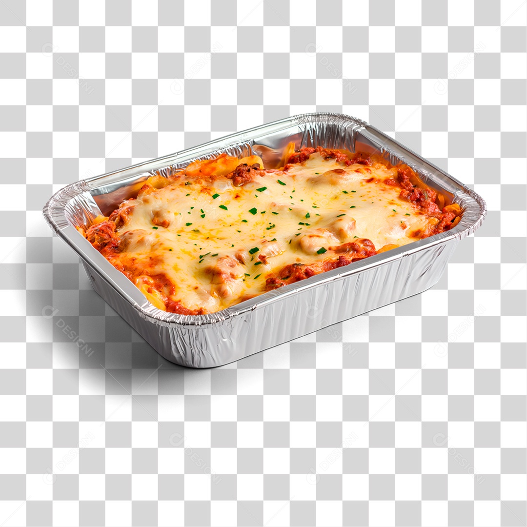 Travessa com Lasanha PNG Transparente