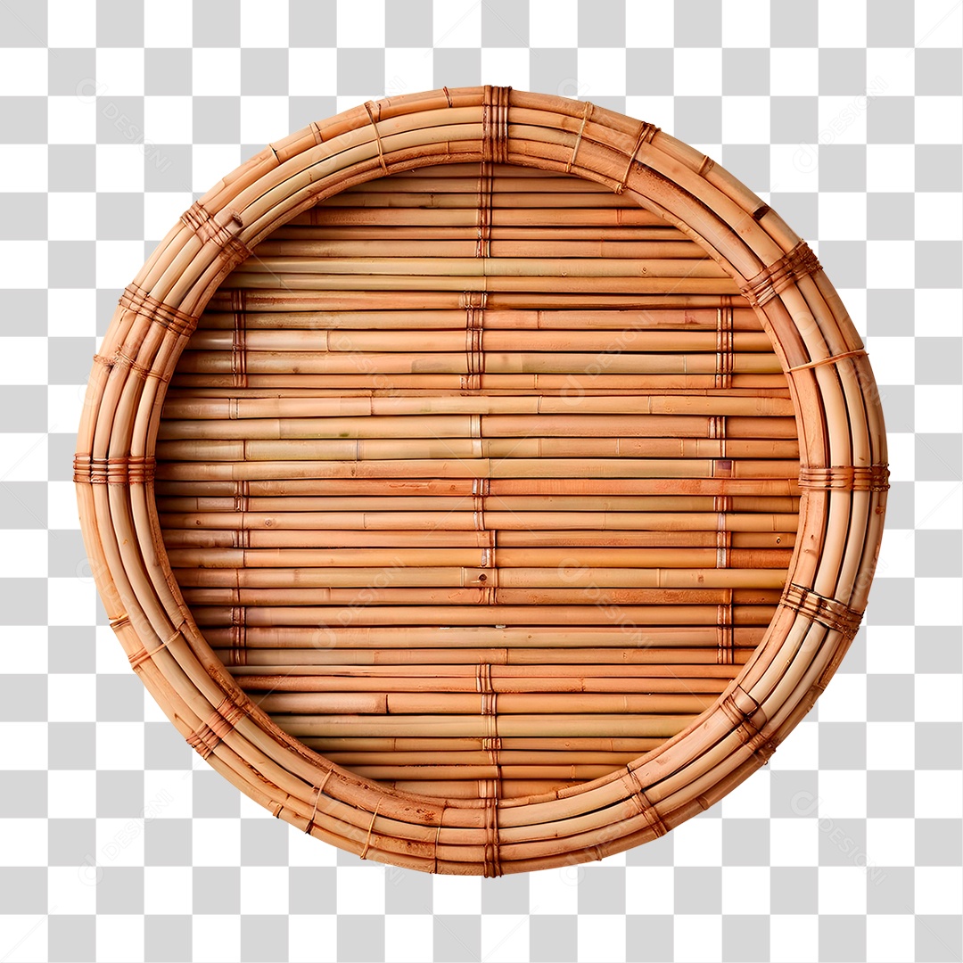 Círculo de Bambu PNG Transparente
