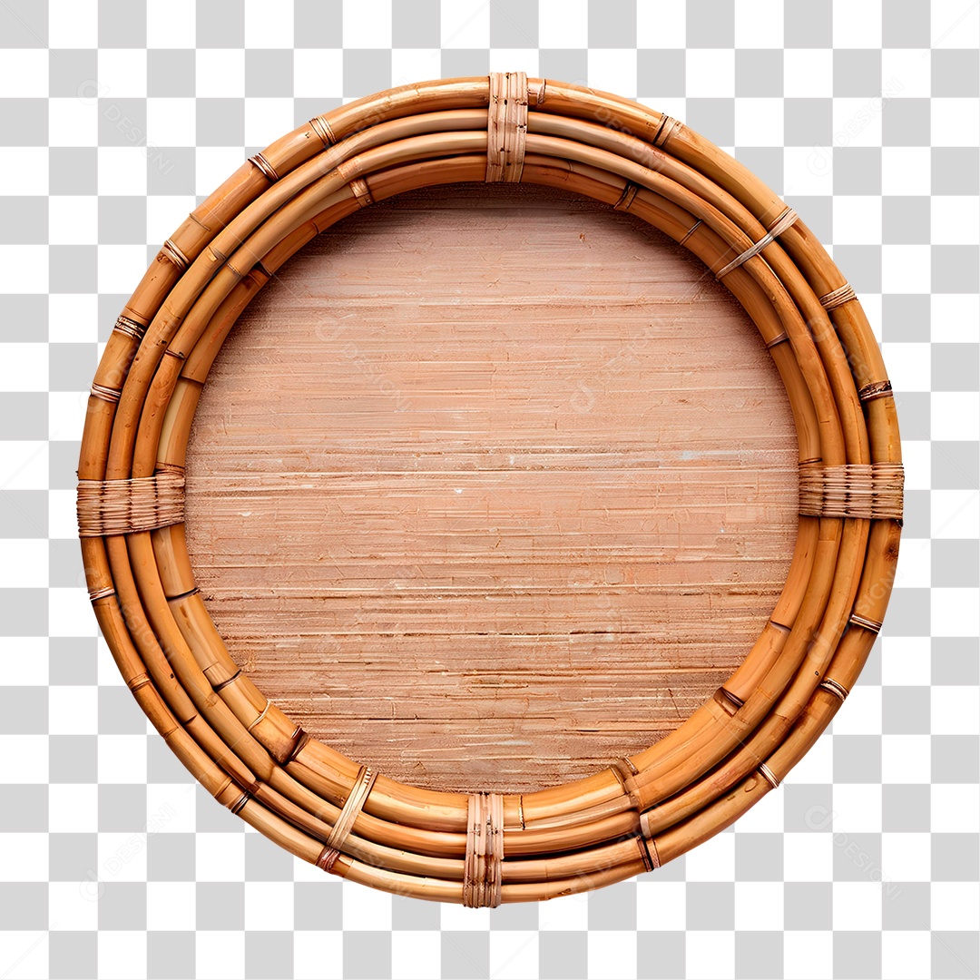 Círculo de Bambu PNG Transparente