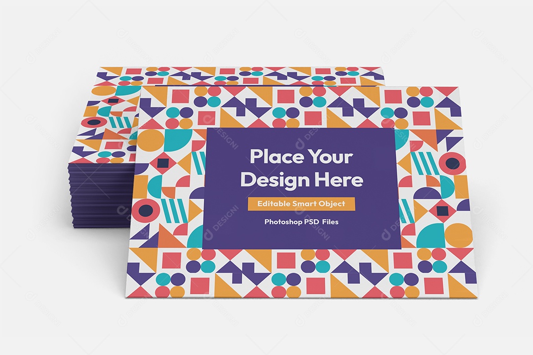 Cartões de Visita Mockup Mão Mulher PSD