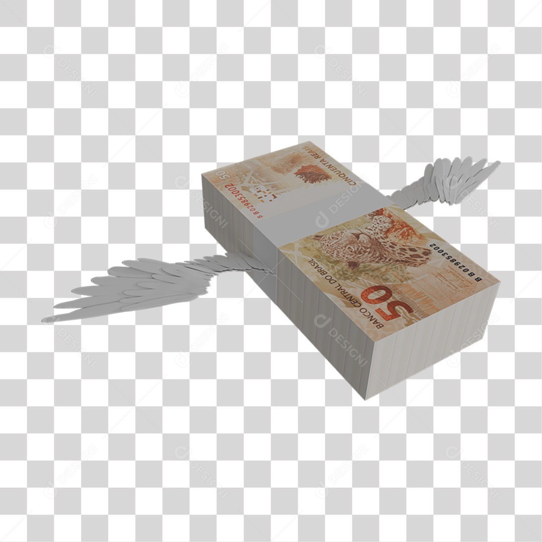 Dinheiro Notas Cédulas 50 Reais PNG Transparente