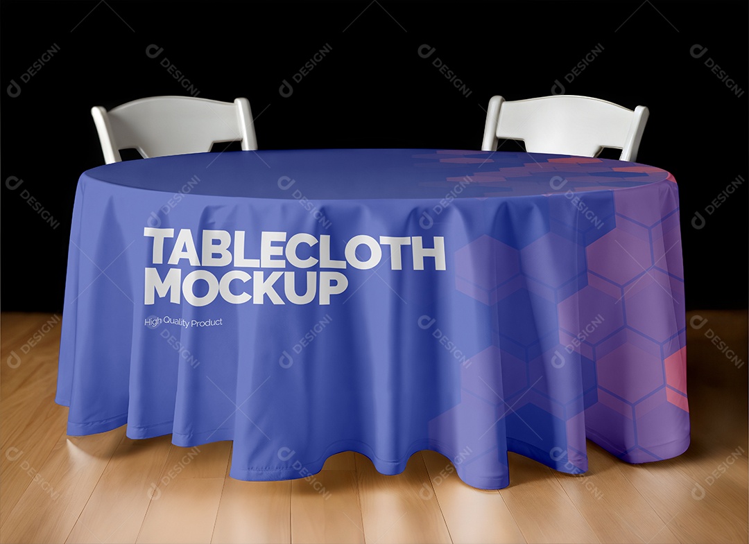 Mockup Toalha de Mesa Mockup PSD Editável