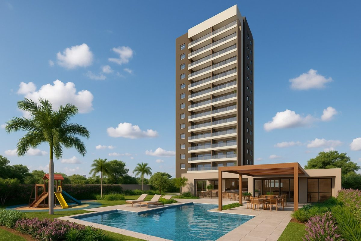 Apartamento com Área de Lazer Completa e Piscina