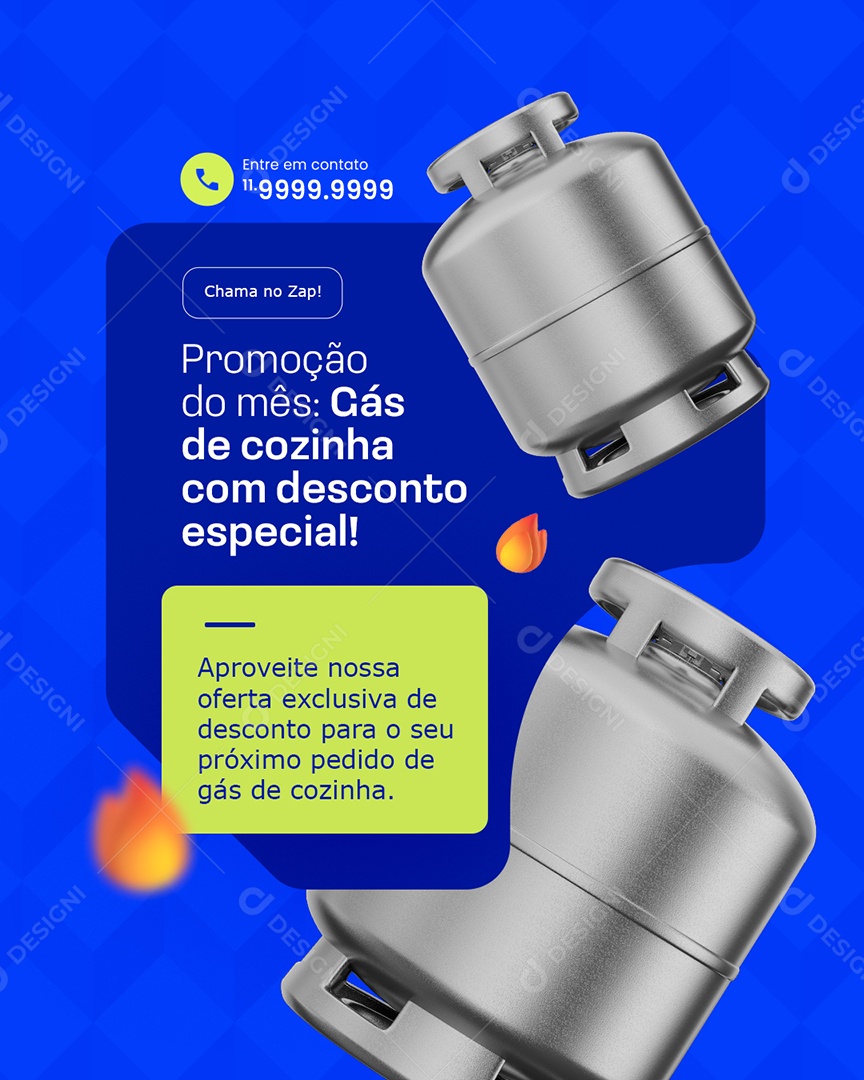 Distribuidora de Gás Promoção do Mês Social Mdia PSD Editável