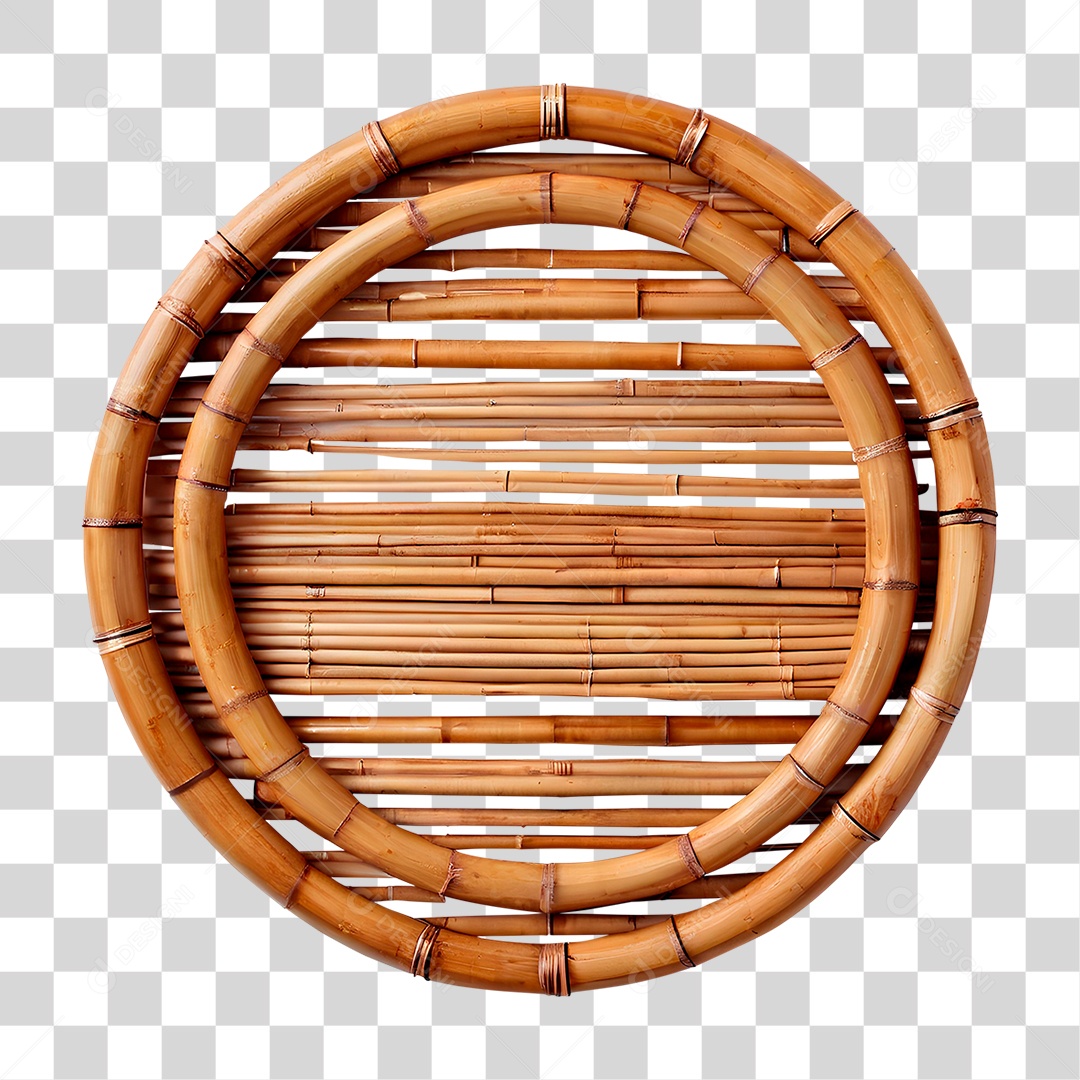 Círculo de Bambu PNG Transparente