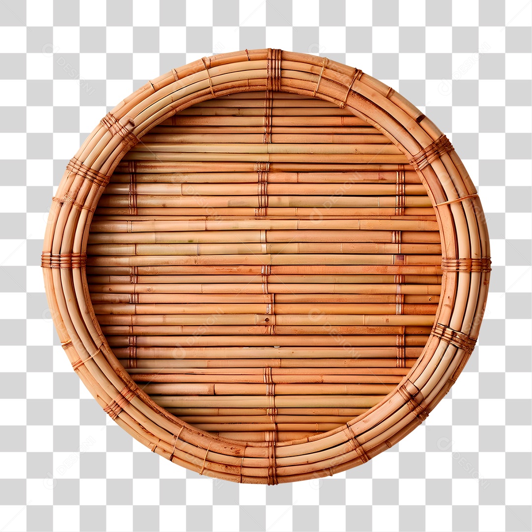 Círculo de Bambu PNG Transparente