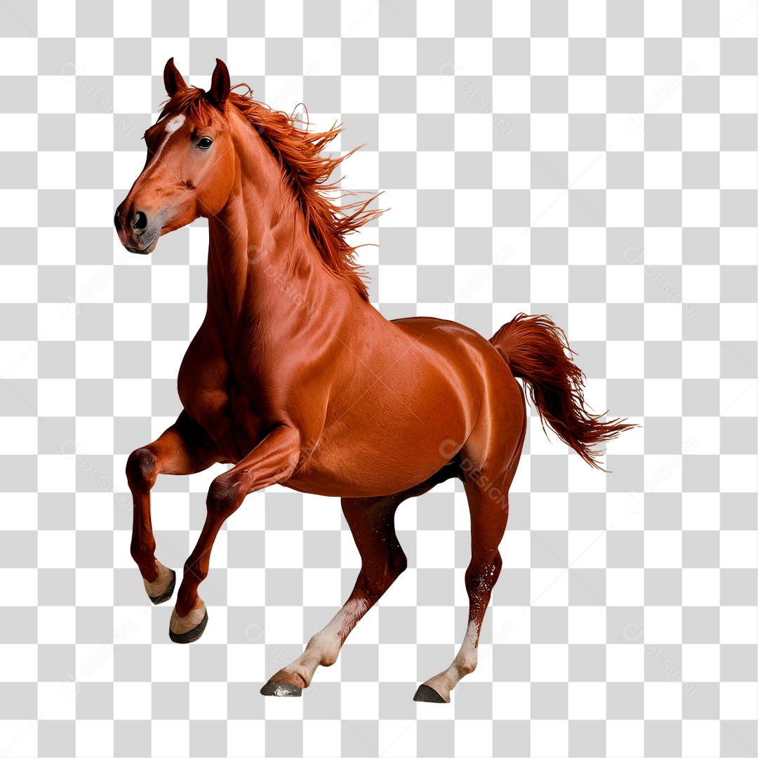 Cavalo Castanho PNG Transparente