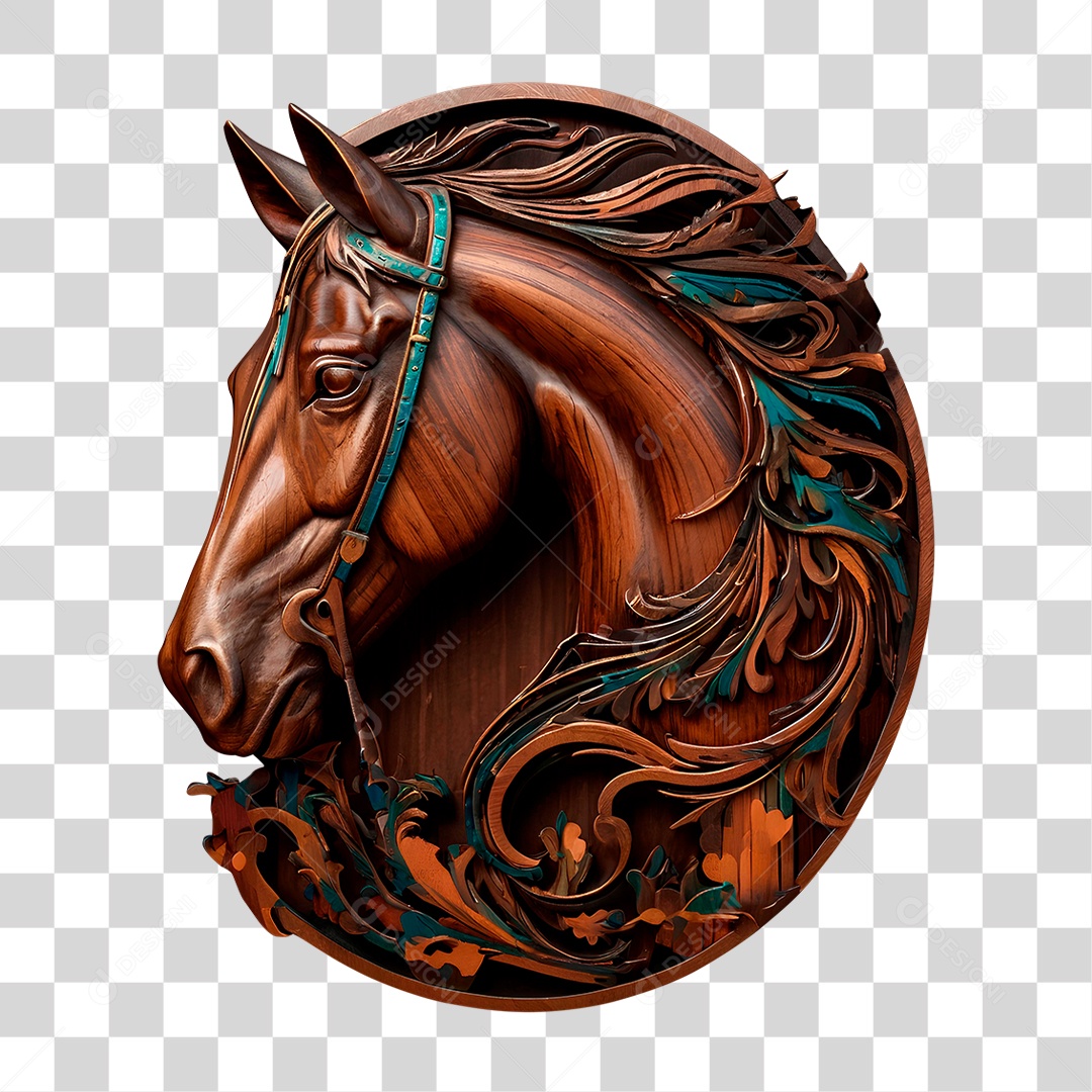 Cavalo de Madeira PNG Transparente