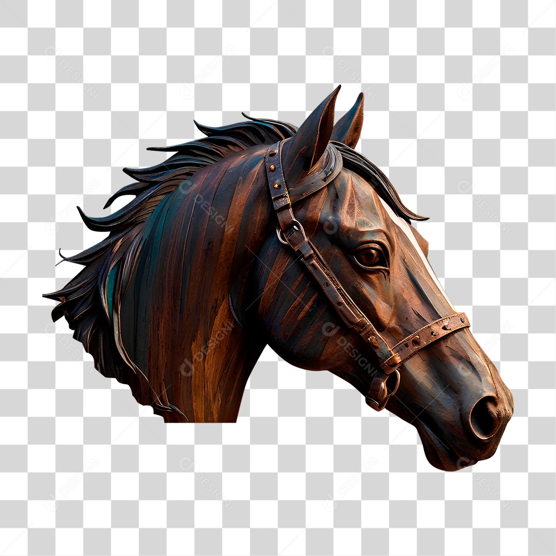 Cavalo de Madeira PNG Transparente