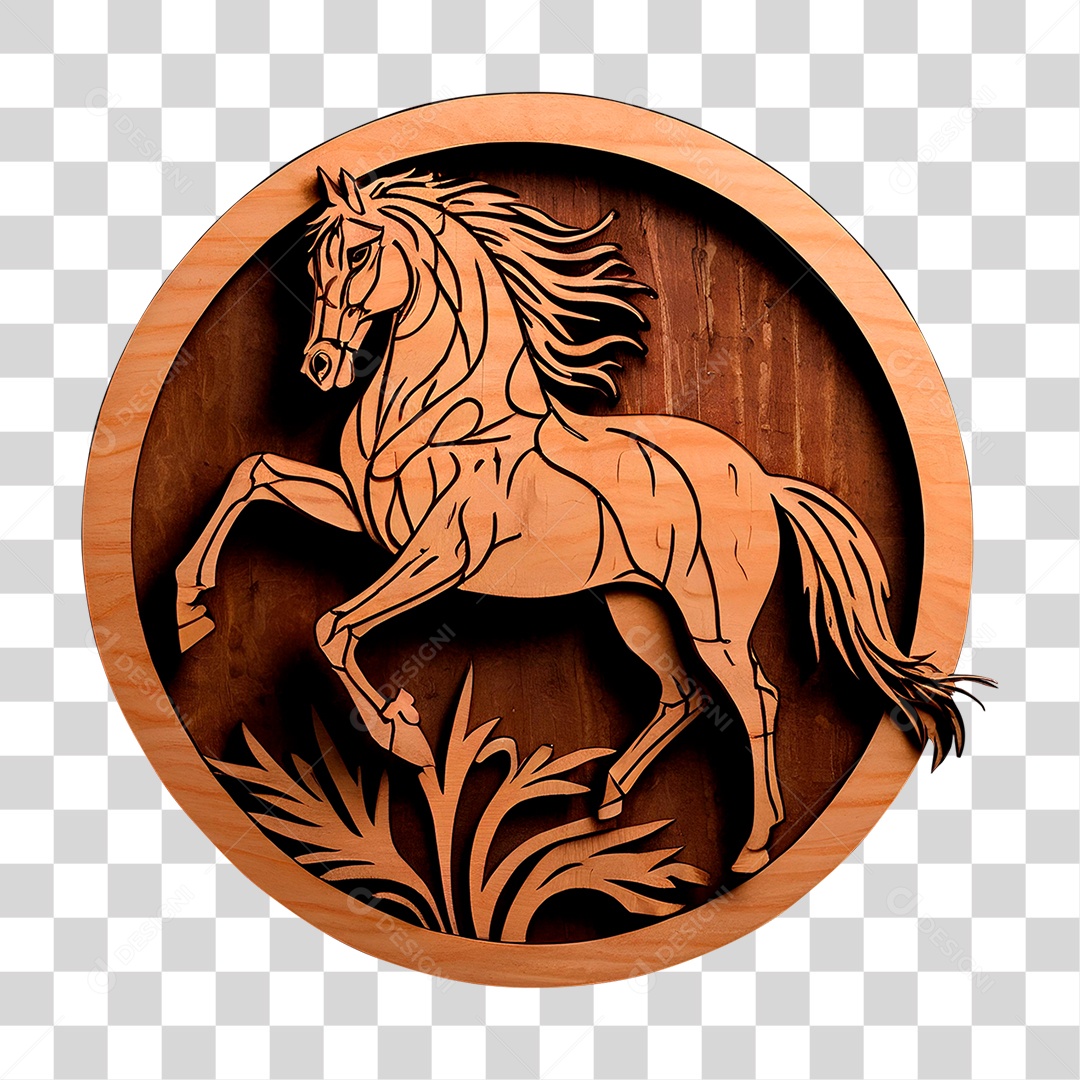Cavalo de Madeira PNG Transparente