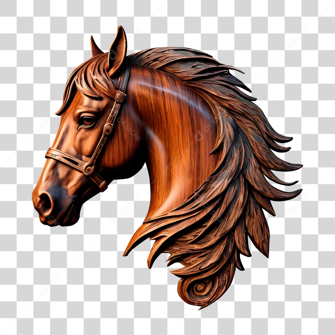 Cavalo de Madeira PNG Transparente