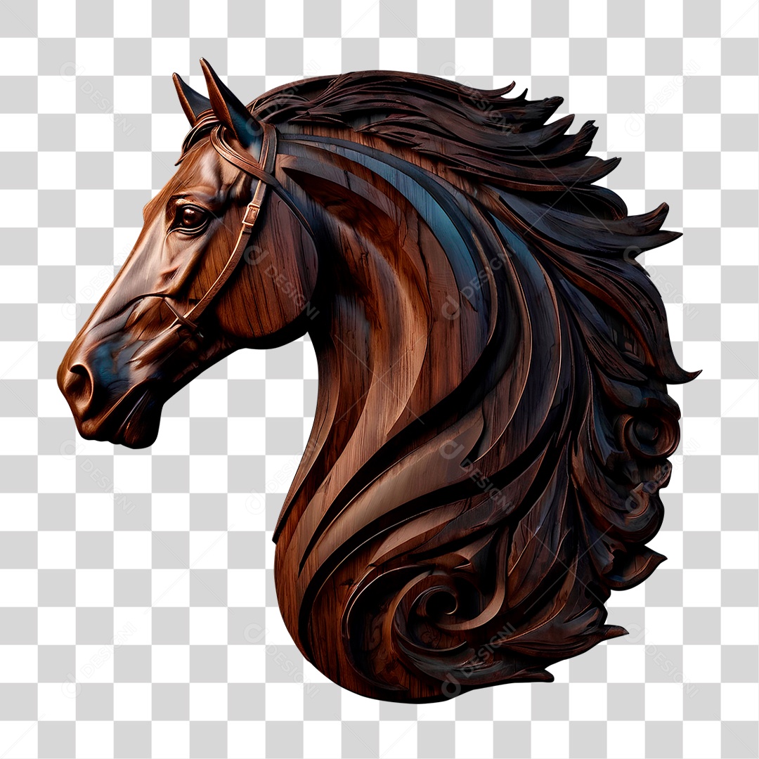 Cavalo de Madeira PNG Transparente