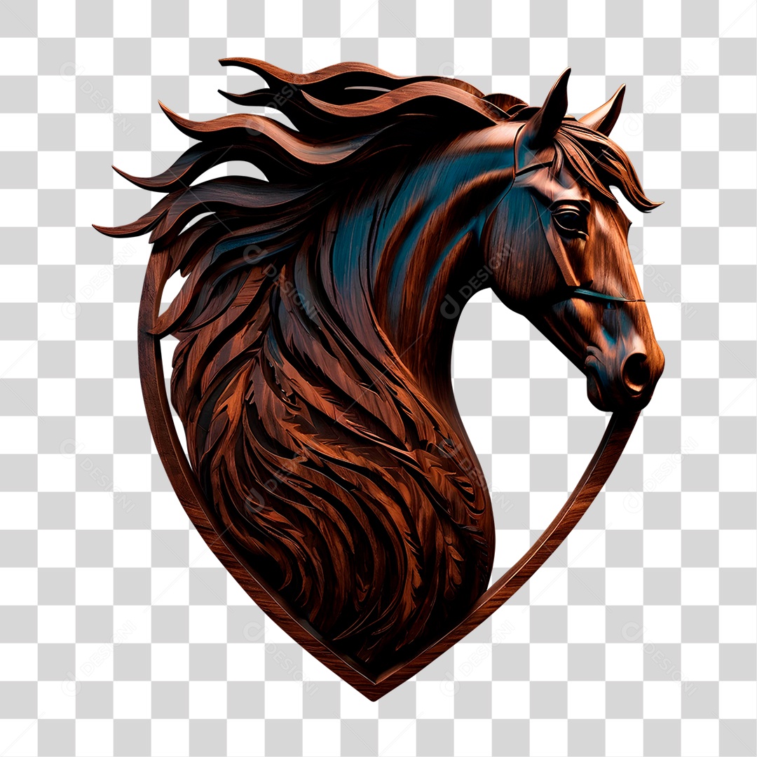 Cavalo de Madeira PNG Transparente