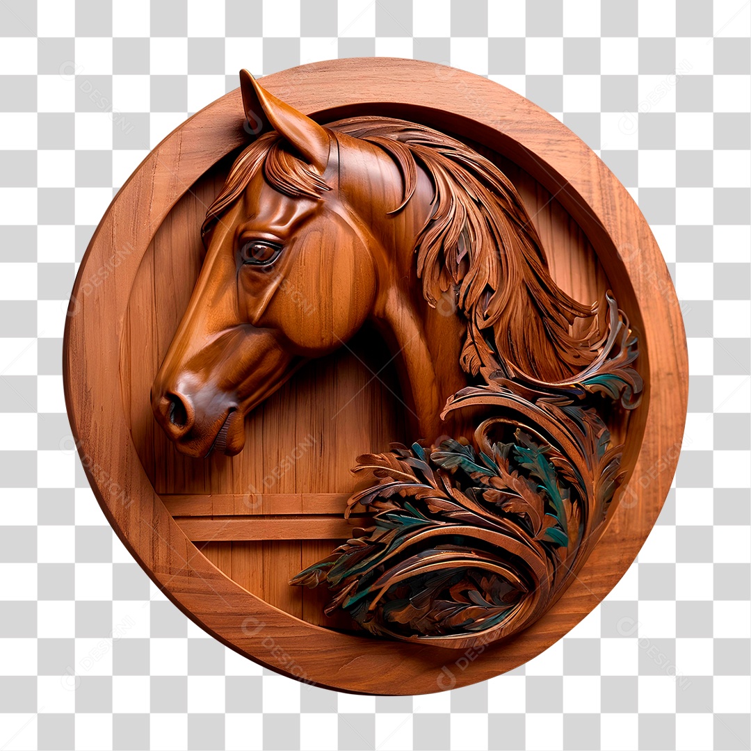 Cavalo de Madeira PNG Transparente