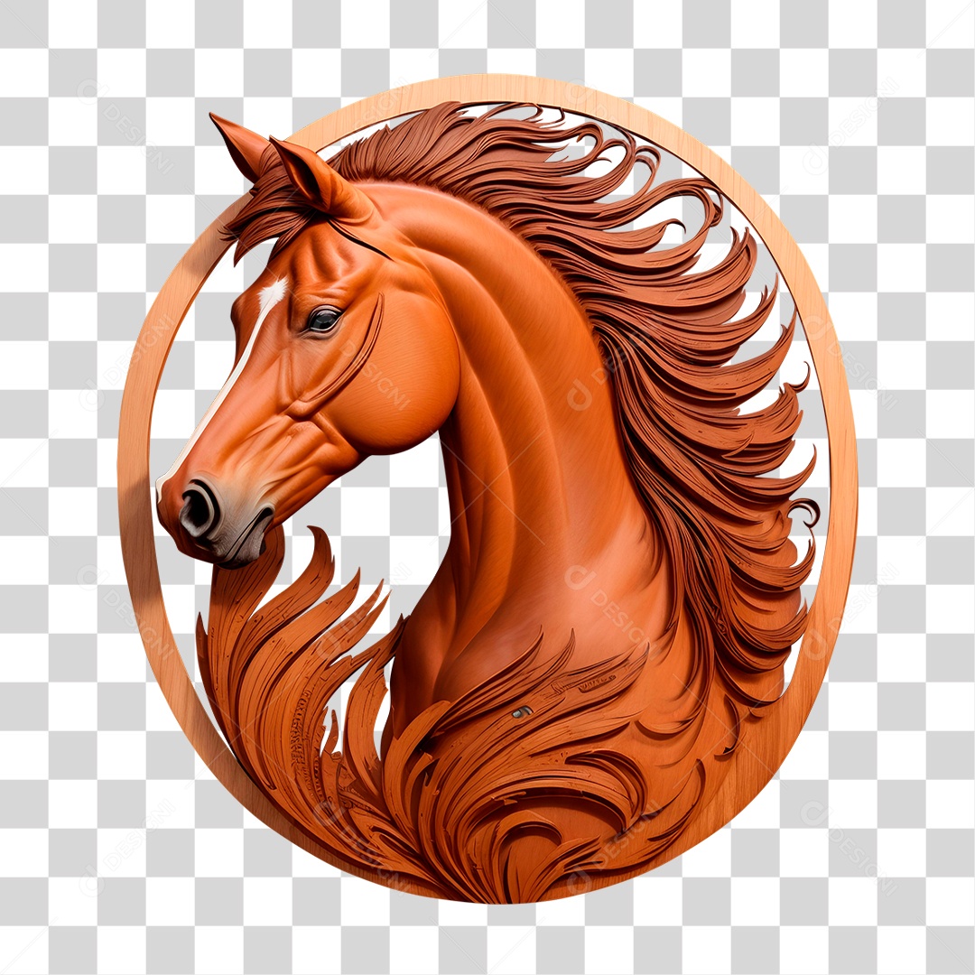 Cavalo de Madeira PNG Transparente