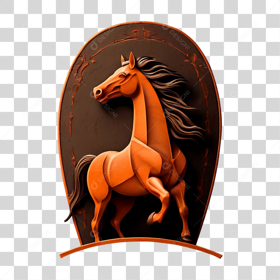 Cavalo de Madeira PNG Transparente