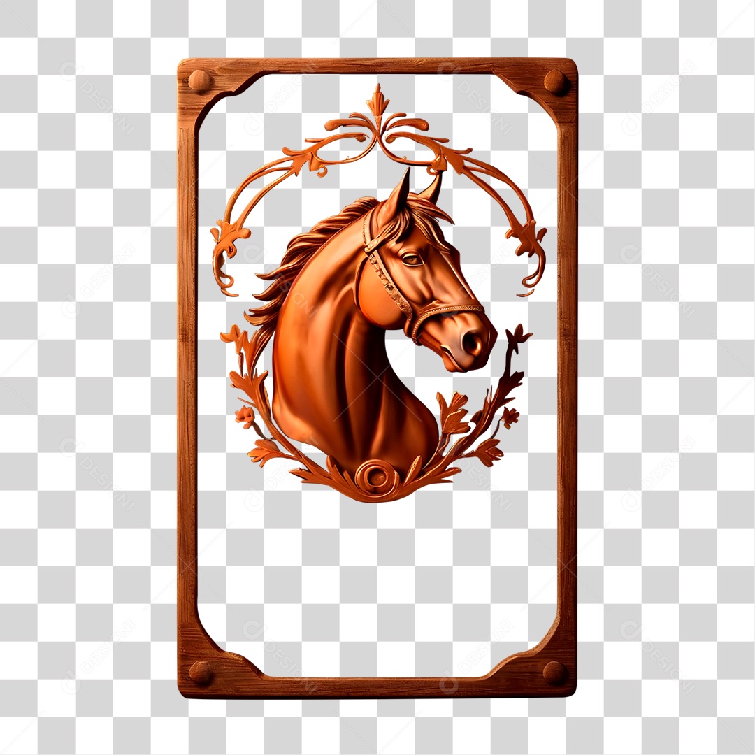 Cavalo de Madeira PNG Transparente