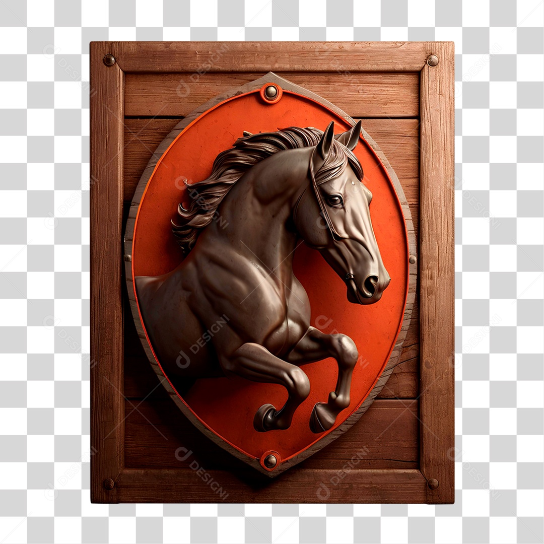 Cavalo de Madeira PNG Transparente