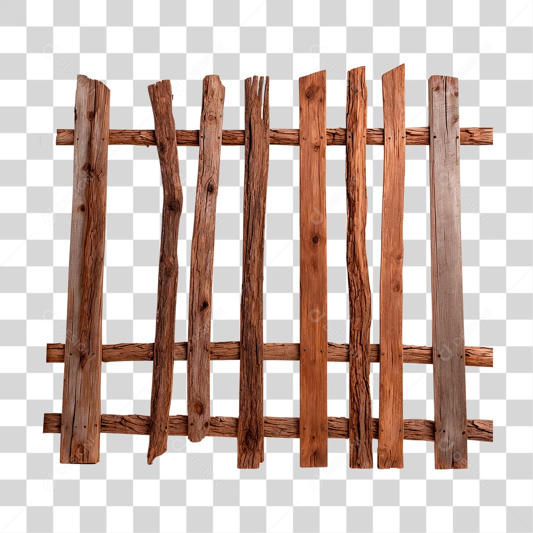 Cerca de Madeira PNG Transparente
